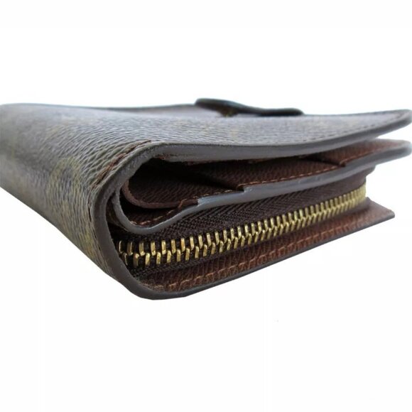 Auth LOUIS VUITTON Monogram Compact Zip Bifold Wallet Monogram canvas - Picture 3 of 10